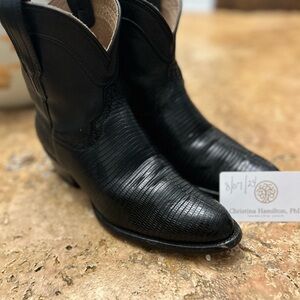 Tecovas The Casey Relic Black Boots 6.5